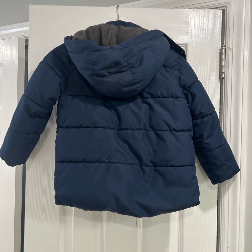GAP Blue Puffer Jacket with Hood